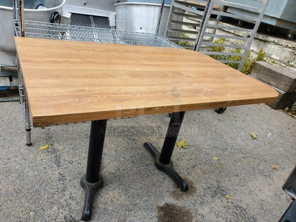 Wood Table - Image 1 of 2