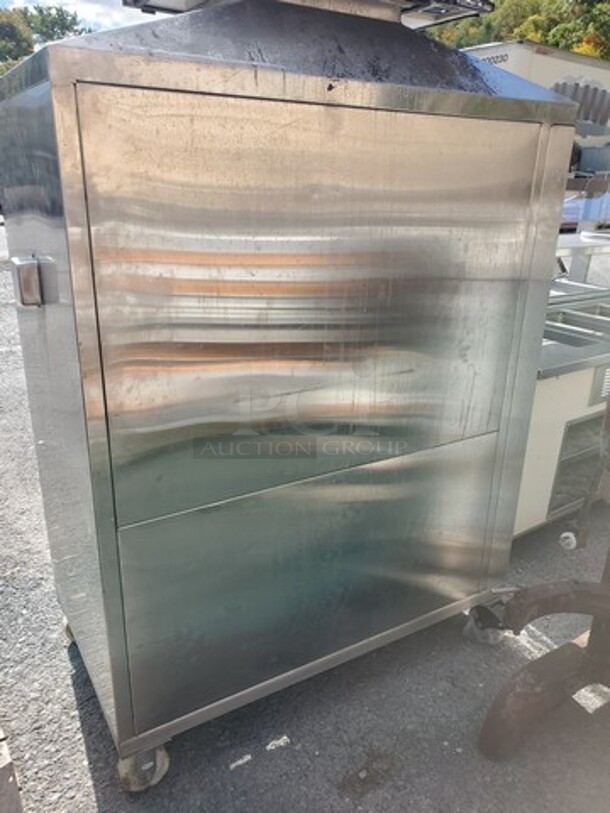 Tizon Commercial Charcoal Rotisserie Oven on Casters!  - Image 11 of 12