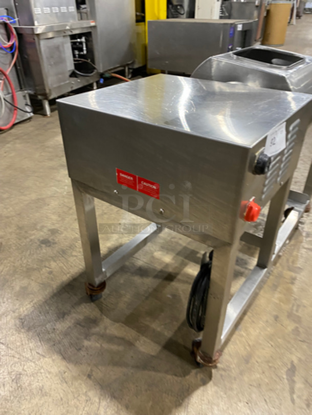 Commercial Floor Style Meat Seasoning/Mixing Tumbler! All Stainless Steel! On Casters! - Image 2 of 7