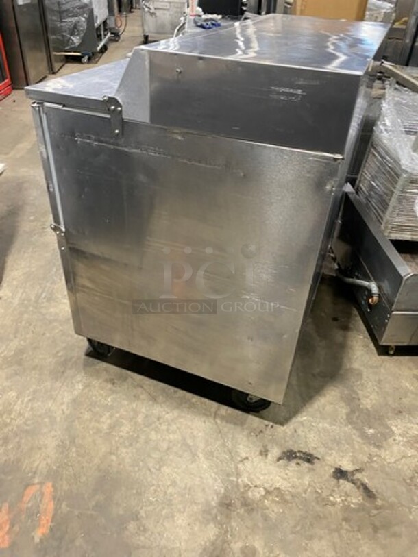 Beverage Air Single Side Access Milk Cooler! Stainless Steel! On Casters! Model: SMF49 SN: 8206920 115V 60HZ 1 Phase - Image 3 of 8