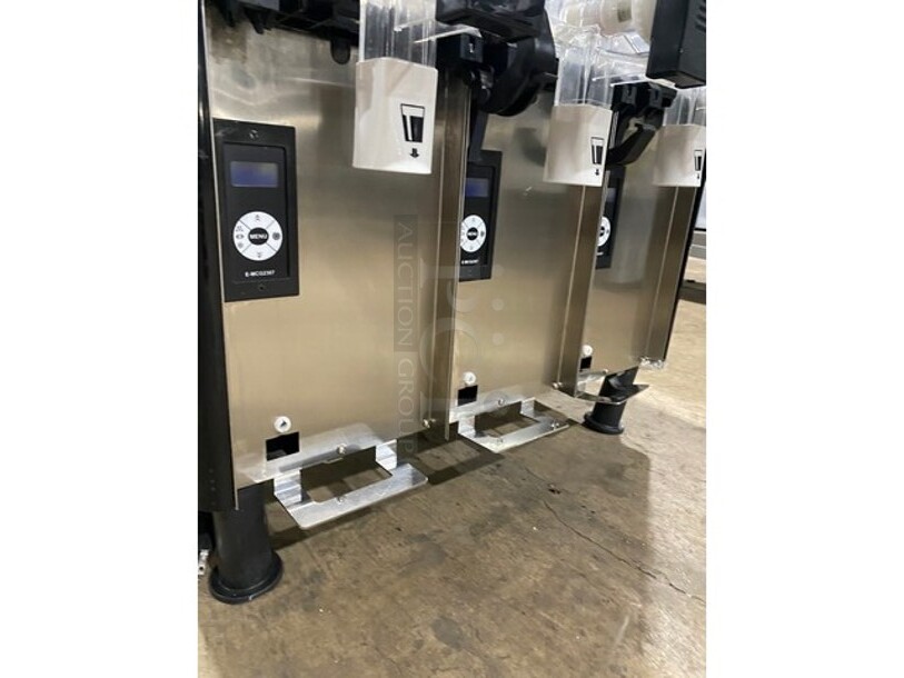 Elmeco FC3 Stainless Steel Commercial Countertop 3 Hopper Slushie. 115 Volts, 1 Phase. 25x24x28.  - Image 7 of 8
