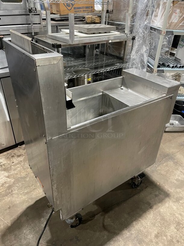 WOW! Pitco Commercial Natural Gas Powered Pasta Cooker! Solstice Supreme Edition! All Stainless Steel! With Dormont Quick Disconnect Gas Hose! On Casters! 115V! Model: SSPG14 SN: G16BA008760! Working When Removed! - Image 4 of 12