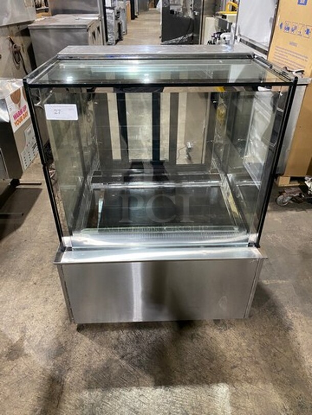 Commercial Refrigerated Bakery Display Case Merchandiser! With Rear Access Doors! Stainless Steel Body! Model: G300BF SN: 2008119S! 110V!