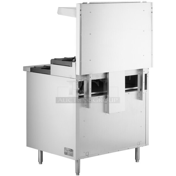 Cooking Performance Group S36-SU-N Gas 6 Burner 36" Step-Up Range with 1 Standard Oven, 210,000 BTU. Legs For Back Panel Supports Are Bent. 36x32-5/8x60-3/8  - Image 2 of 11