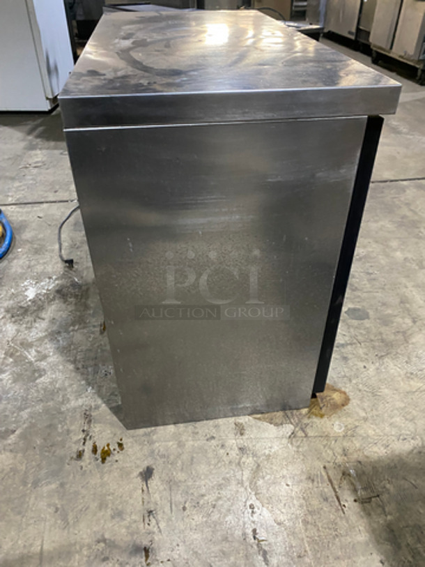 Beverage Air Commercial 2 Door Back Bar Cooler! With View Through Doors! With Poly Coated Racks! All Stainless Steel! Model: BB48GSY1S27LED SN: 11507923 115V 60HZ 1 Phase - Image 3 of 9