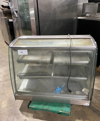 Vendo Commercial Countertop Food Warming Display Case! All Stainless Steel! Model: HFD000006 SN: 1406558 115V 60HZ 1 Phase