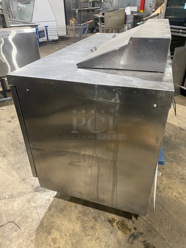 All Stainless Steel Commercial Refrigerated Sandwich/Salad Prep Table! With 4 Drawers Underneath! - Image 4 of 9