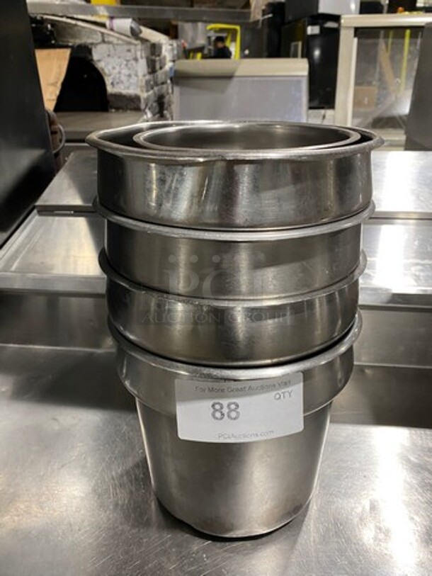 ALL ONE MONEY! Stainless Steel Round Soup Pan Insert! - Image 1 of 5