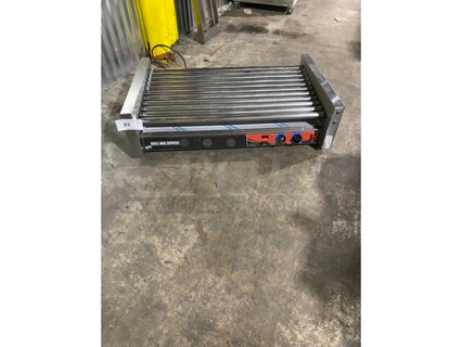 NEW!  Star! Grill Max Express! Stainless Steel Commercial Countertop Hot Dog Roller. 120 Volts, 1 Phase