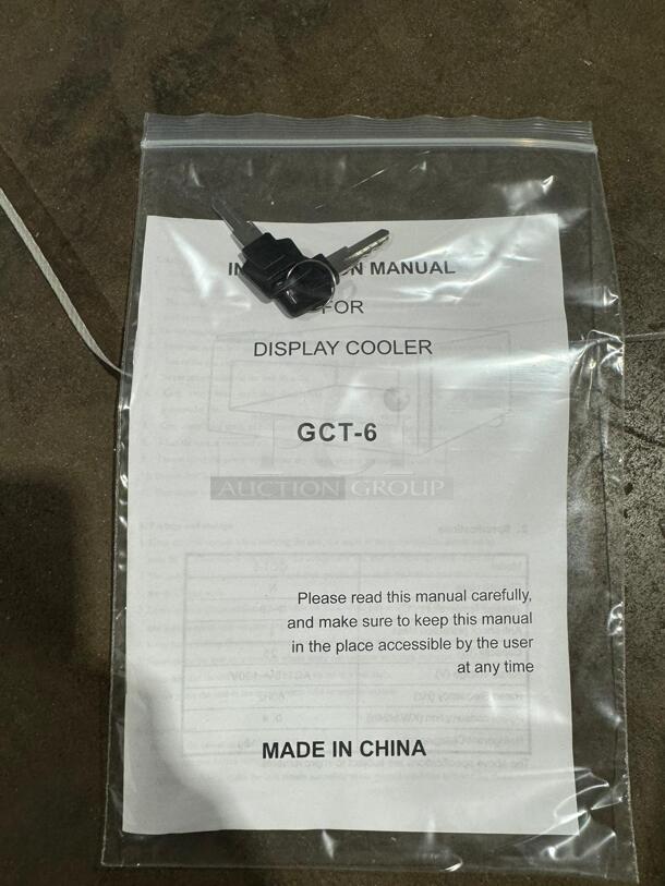 BRAND NEW IN BOX! GCT-6 Metal Commercial Mini Display Cooler Merchandiser. Working And Removed! - Image 2 of 12