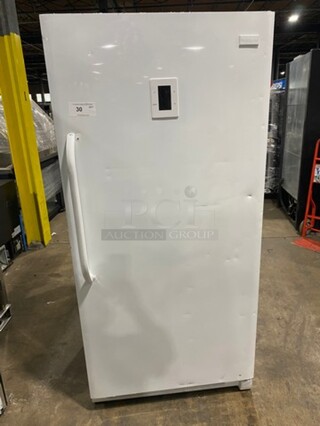 ELECTROLUX Model FFFH21F6QWB SERIAL # WB73356449 Metal Single Door Reach In Freezer! 115 Volts, 1 Phase 60Hz