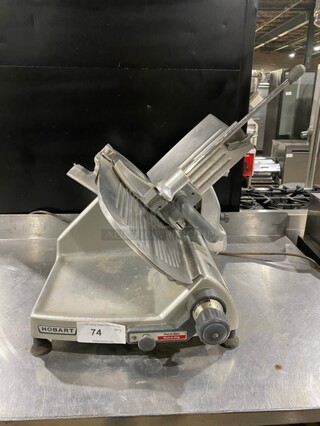 Hobart Stainless Steel Commercial Countertop Meat Slicer! MODEL 2812 SN: 631004071 120V 1PH