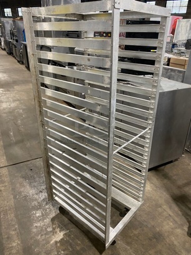 Metal Commercial Pan Transport Rack! On Casters! - Image 3 of 5