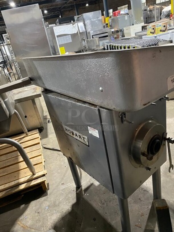 Hobart Heavy Duty Commercial Floor Style Meat Grinder! On Legs! Model: 4046 208V 3 Phase - Image 2 of 9