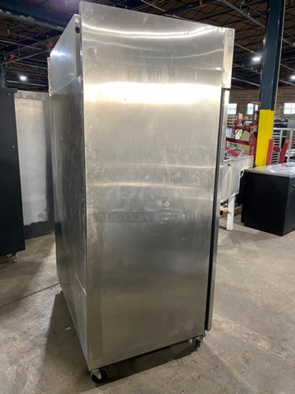 True Commercial 2 Door Reach In Cooler! With Poly Coated Racks! All Stainless Steel! On Casters! Model: TR2R2S SN: 5027494 115V 60HZ 1 Phase - Image 4 of 10