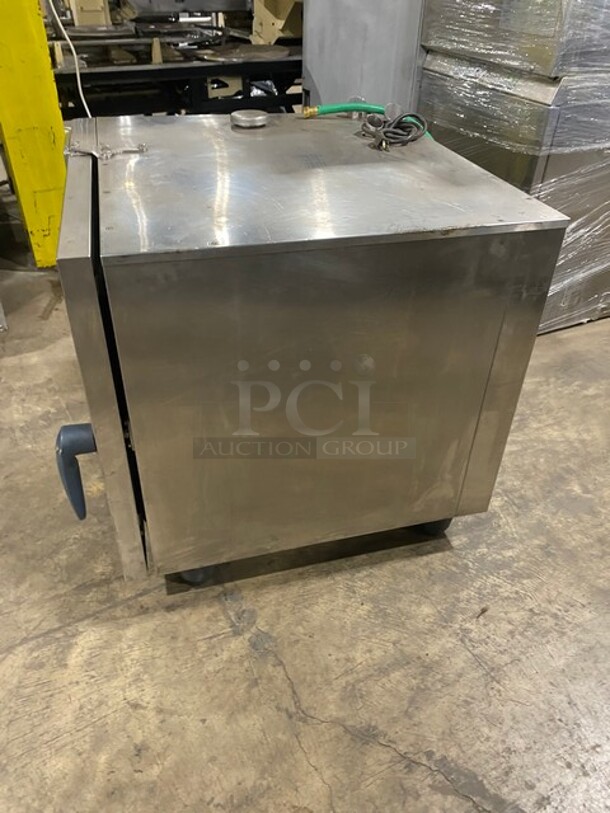 WOW! Rational Commercial Natural Gas Powered Combi Oven! All Stainless Steel! On Legs! 120V 1 Phase! Model: SCC61G! - Image 2 of 9