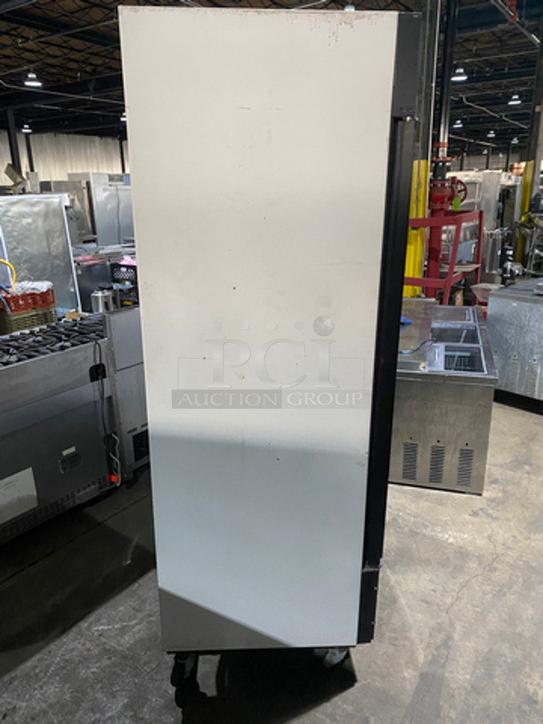 COOL! True 2 Door Reach In Freezer Merchandiser! With View Through Doors! With Poly Coated Racks! On Casters! Model: GDM49F SN: 14775740 115/208/230V 60HZ 1 Phase - Image 3 of 9