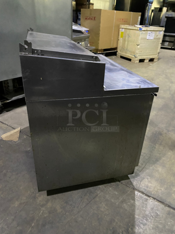 Beverage Air Commercial Refrigerated Pizza Prep Table! Single Door Storage Area Underneath! All Stainless Steel! 115V 60HZ 1 Phase - Image 3 of 9