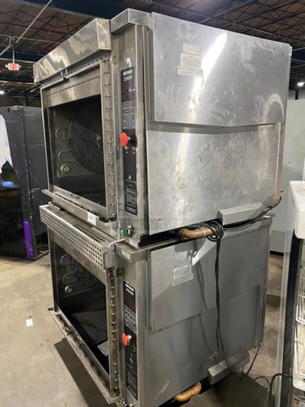 Hardt Commercial Natural Gas Powered Rotisserie Machine! With View Through Front Access Door! All Stainless Steel! Model: INFERNO3500 SN: 100935HFD11174 - Image 4 of 12