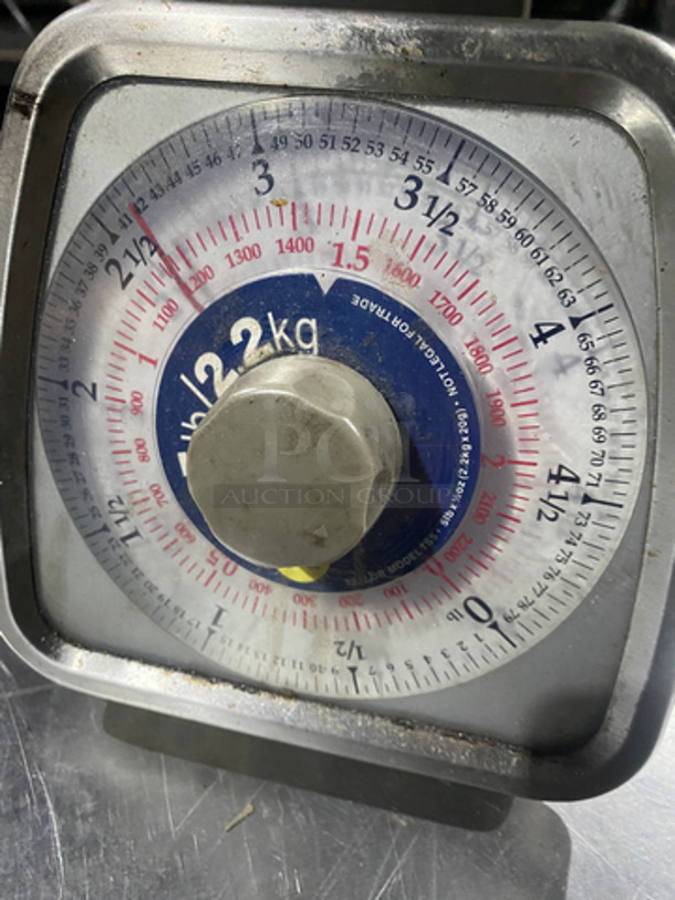 Taylor Countertop Food Scale! Measures Up To 5LBS! Stainless Steel Body! - Image 4 of 6
