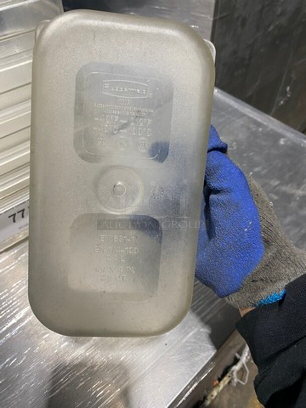 Clear Poly 1/4x4" Food Containers! 7x Your Bid! - Image 5 of 9