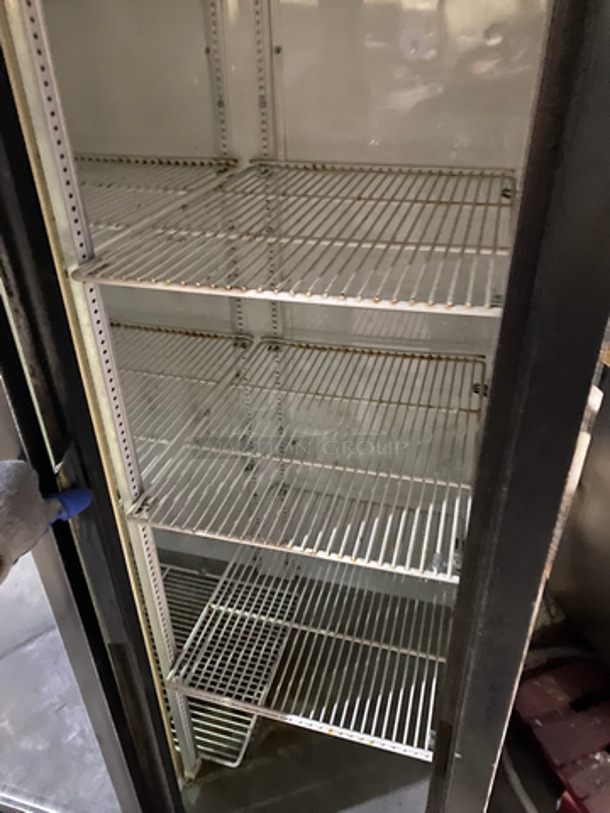COOL! True Commercial 2 Sliding Door Reach In Refrigerator Merchandiser! With View Through Doors! With Poly Coated Racks! Model: GDM33 SN: 13681442 115V 60HZ 1 Phase - Image 5 of 8