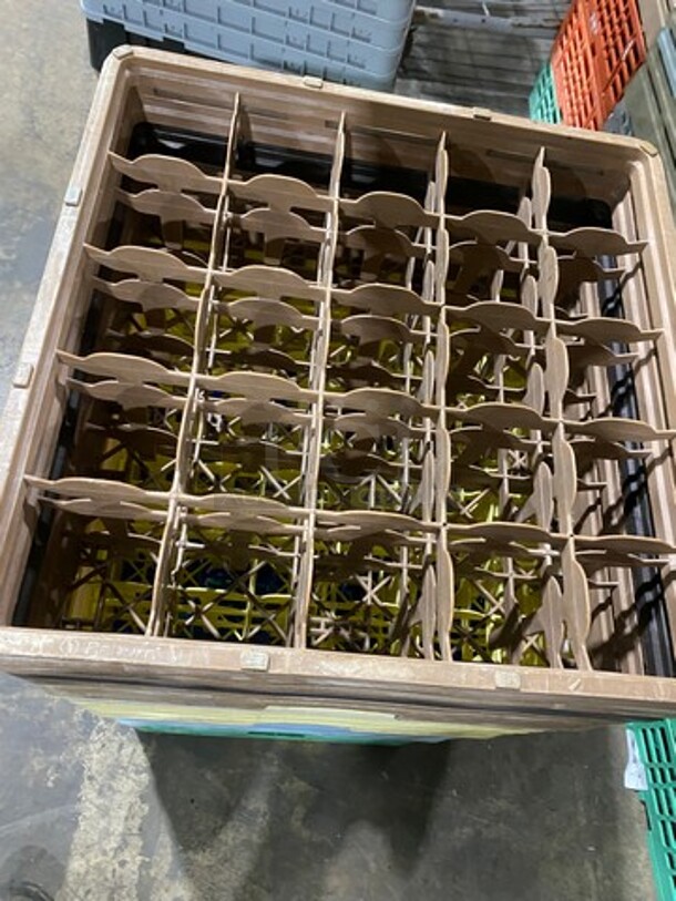 MISCELLANEOUS! Assorted Color Poly Cup Crates! With Assorted Style Stemmed Wine Glasses! 8x Your Bid! - Image 4 of 5