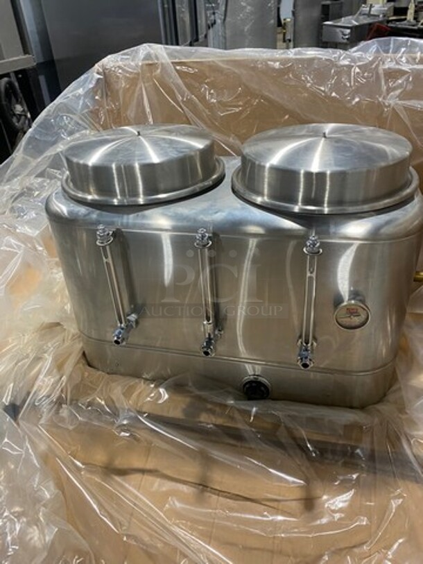 NEW! IN THE BOX! Curtis Commercial Countertop Automatic Coffee Urn! All Stainless Steel! - Image 2 of 7