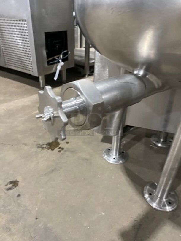 GREAT! Cleveland Range Floor Style Self-Contained Soup Kettle! All Stainless Steel! On Legs! Model: KGL40 SN: WT007907K01! Working When Removed!  - Image 7 of 10