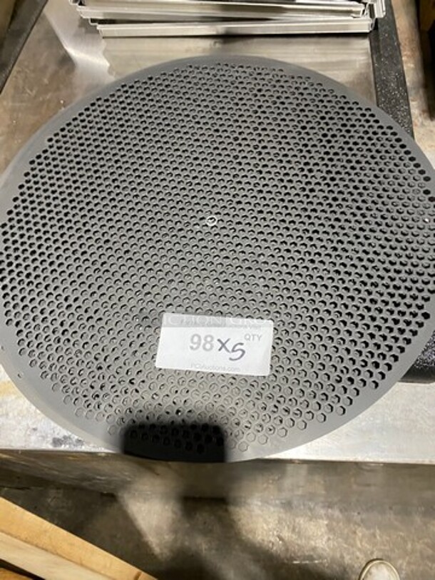 NEW! Round Pizza Mesh Screens! 5x Your Bid! - Image 1 of 2
