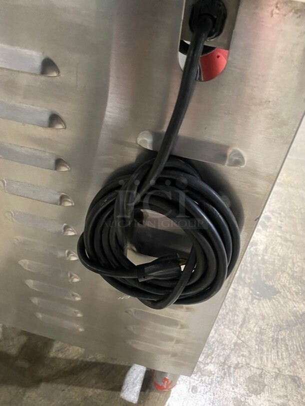 Market Forge Commercial Floor Model Natural Gas Powered Double Stacked Convection Steam Cooker! With Built In Pan Racks! All Stainless Steel! On Legs! - Image 8 of 9