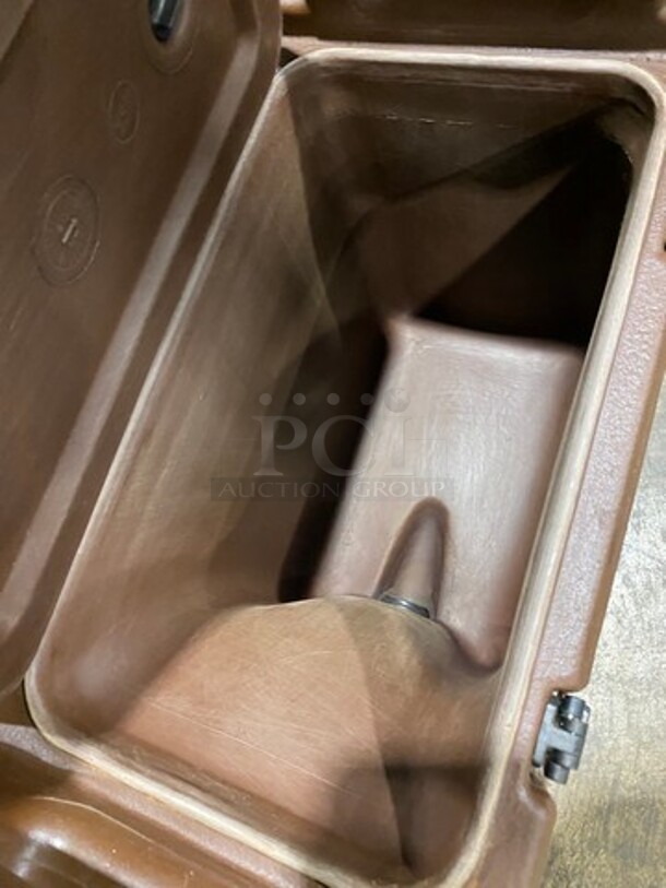 Cambro Insulated Beverage Dispenser/ Holder! With Side Handles! With Lid! - Image 4 of 6