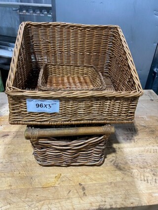 Assorted Size Multi-Purpose Use Woven Baskets! 3x Your Bid!
