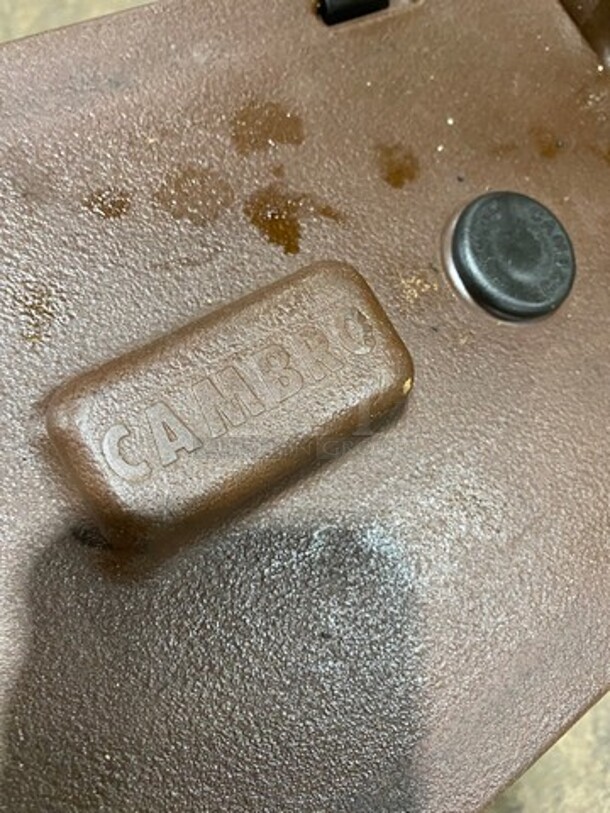 Cambro Insulated Beverage Dispenser/ Holder! With Side Handles! With Lid! - Image 6 of 6