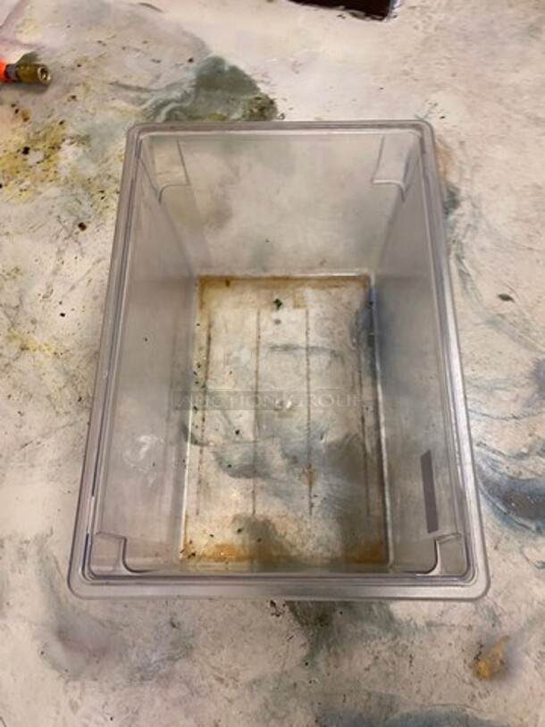 Clear Poly Multi-Purpose Storage Bin! - Image 3 of 5