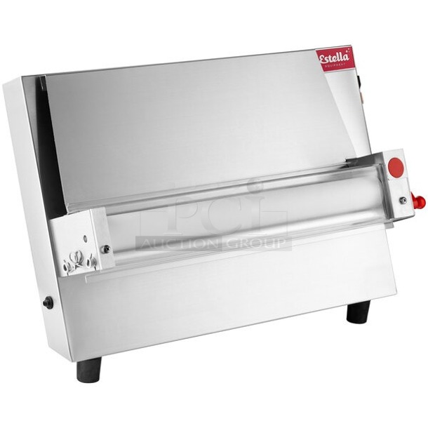 BRAND NEW WOOD CRATED! Estella EDS18S 18" Countertop One Stage Dough Sheeter - 120V, 1/2 HP. S/N: 901372-035 - Image 1 of 7