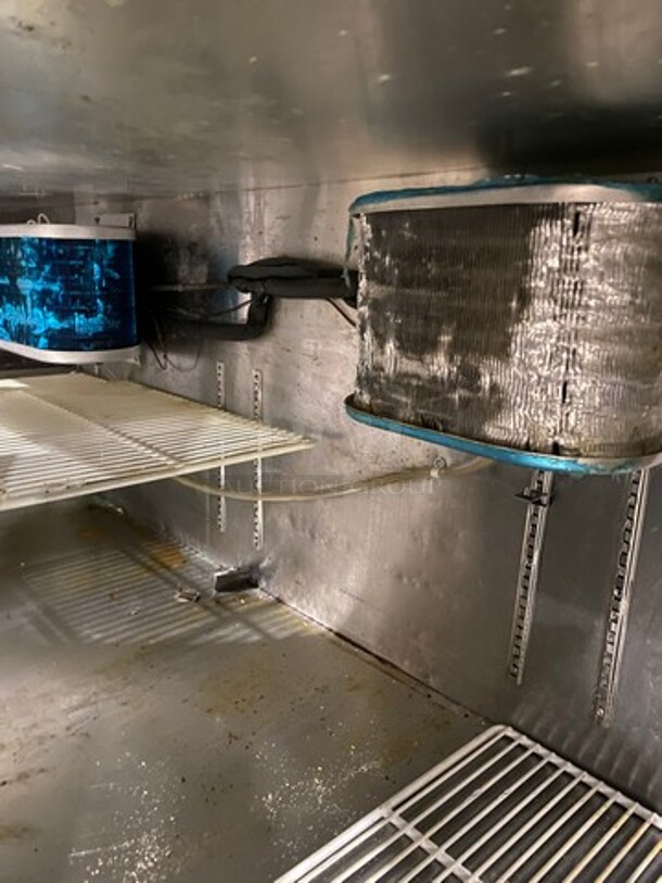 Leader Commercial 4 Door Lowboy/Worktop Cooler! With Poly Coated Racks! All Stainless Steel! Model: LB96 SN: PT041196 115V 60HZ 1 Phase - Image 7 of 9