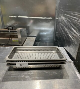 Perforated Pans! 3x Your Bid!