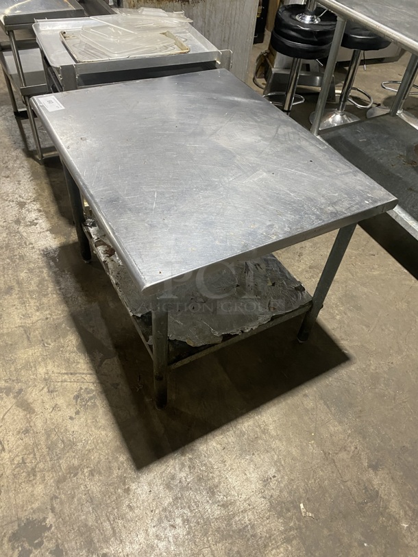 Stainless steel Commercial Work/prep table with Undershelf!  - Image 4 of 5