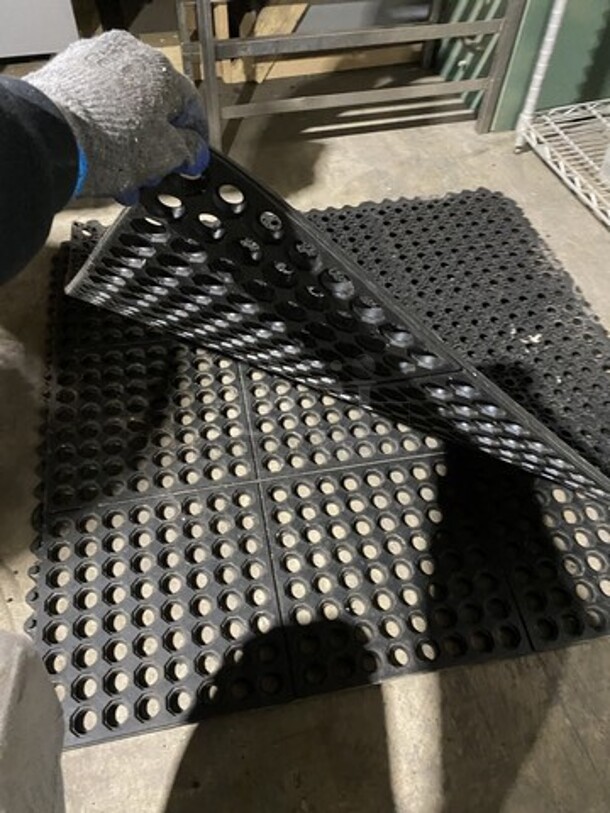 Commercial Anti Fatigue Rubber Floor Mats! 2 X Your Bid! - Image 2 of 5