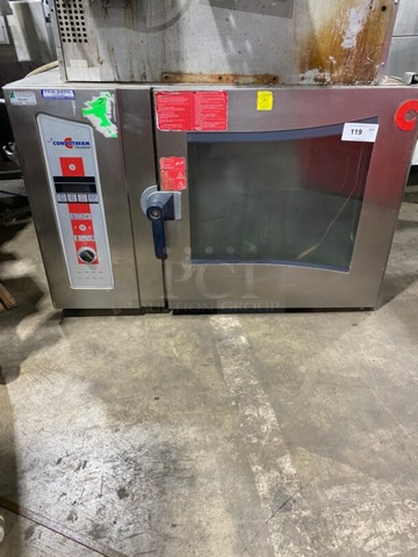 Cleveland Commercial Natural Gas Powered Combi Convection Oven! With View Through Door! All Stainless Steel! Model: OGS620 SN: WC0366007J01 - Image 1 of 8