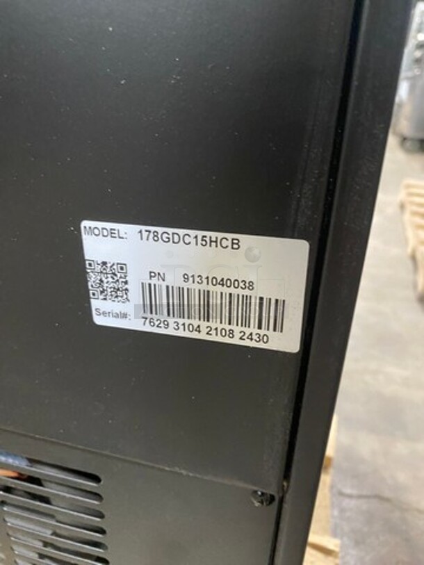 SCRATCH-N-DENT! Avantco Commercial Single Door Reach In Cooler Merchandiser! With View Through Door! Model: 178GDC15HCB SN: 7629310421082430 - Image 11 of 12