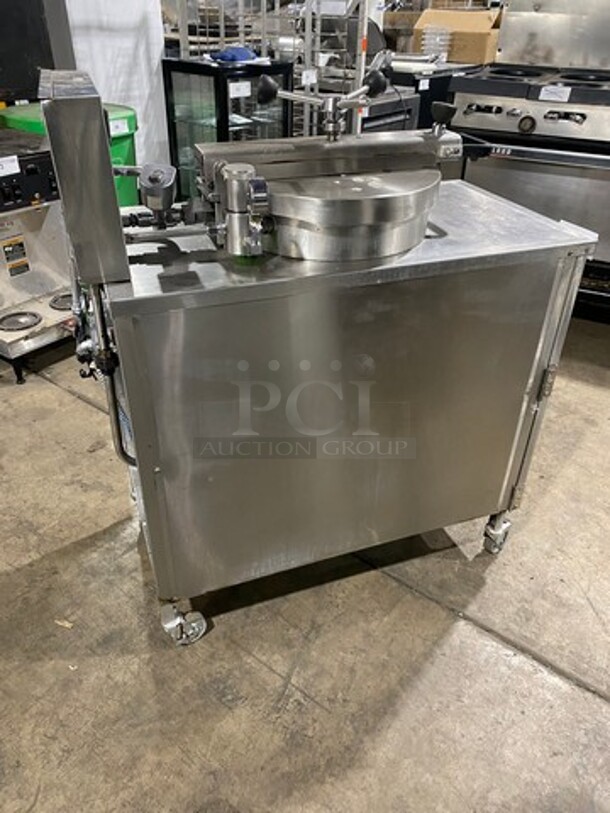 WOW! BKI Commercial Electric Powered Pressure Fryer! All Stainless Steel! On Casters! Model: LPFF SN: 2326 208V 60HZ 3 Phase - Image 4 of 11