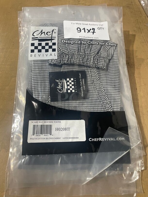 Chef Revival Scarf Hat! 7X Your Bid! - Image 4 of 6