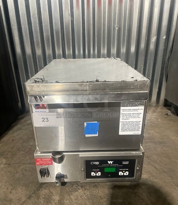 Winston Stainless Steel Commercial Countertop Single Drawer Warming Drawer! MODEL HBBON1GE SN:20190213-0086 120V 1PH - Image 1 of 8