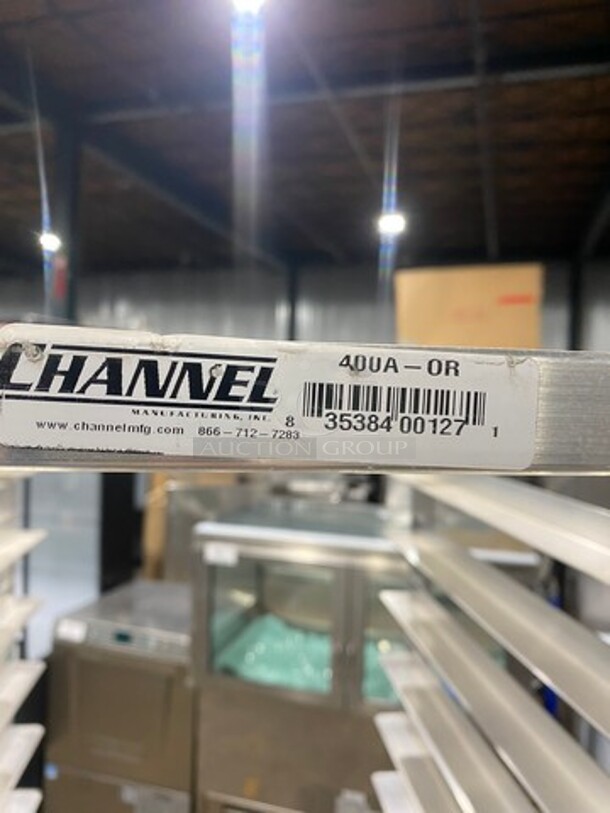 New! Channel Commercial Welded Pan Transport Rack! Model 400A On Casters! - Image 6 of 6