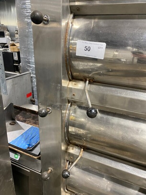 WOW! Elektro Grant Commercial Electric Powered Baking/ Pizza Oven! All Stainless Steel! On Casters! Model: GP32HHH SN: 3310 208/220V 3 Phase - Image 7 of 12