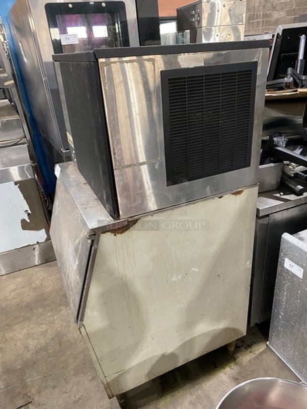 Ice-O-Matic Commercial Ice Maker Machine! On Ice Bin! All Stainless Steel! MODEL ICE0400HA1 SN:J11208239Z 115V 1PH - Image 3 of 7