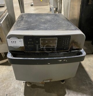 Turbo Chef Commercial Countertop Rapid Cook Oven! On Small Legs! Model: ENCORE2 SN: ENCO2D16898 208/240V 1PH 