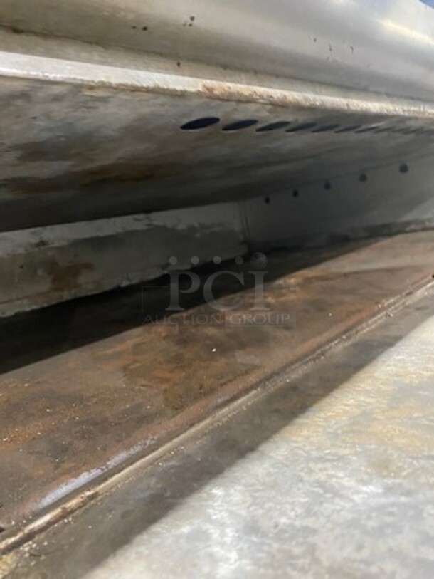 Blodgett Commercial Natural Gas Powered Double Deck Baking/ Pizza Oven! All Stainless Steel! On Legs! 2x Your Bid Makes One Unit! WORKING WHEN REMOVED! - Image 7 of 12